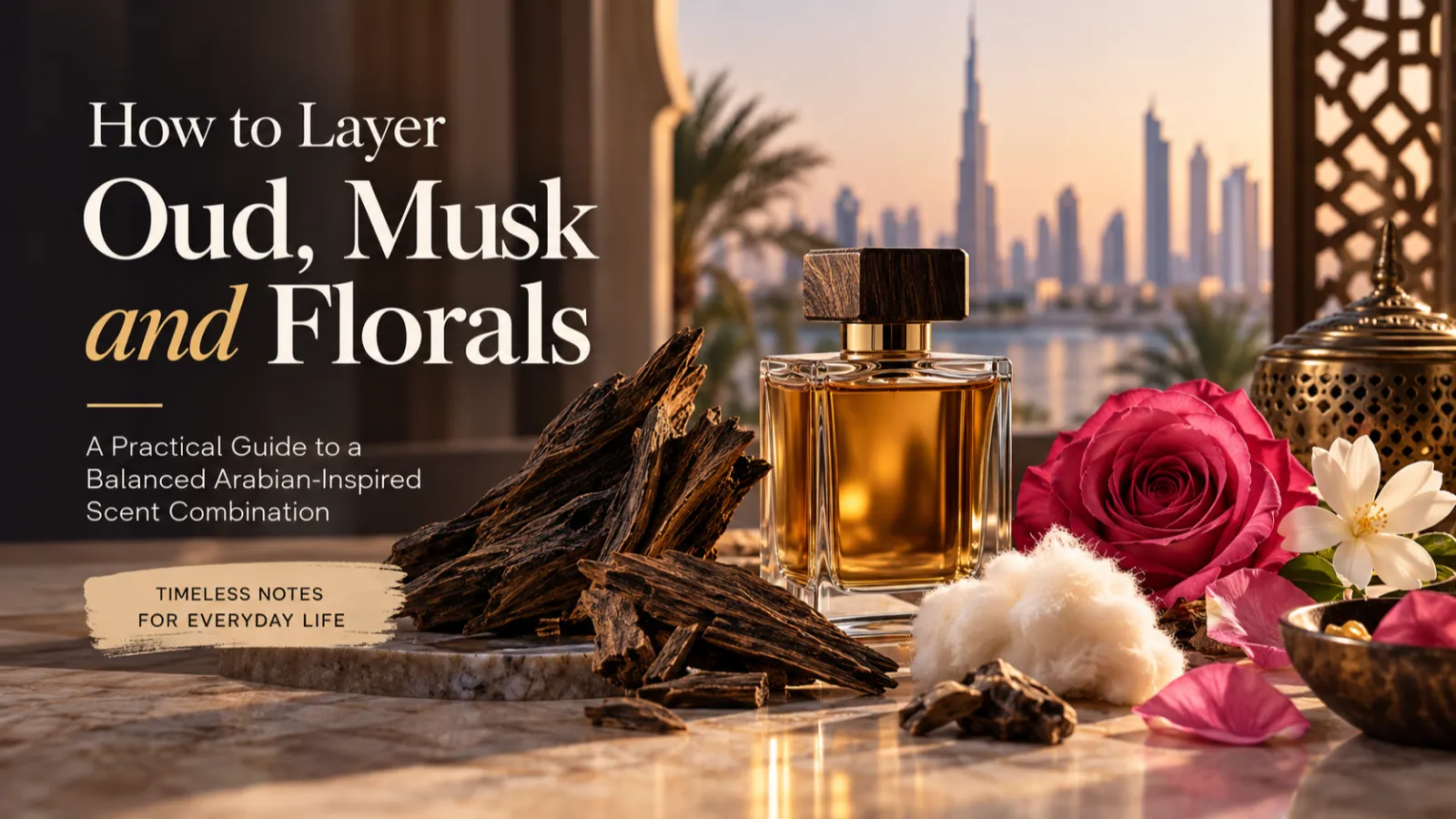 How to Layer Oud, Musk and Floral Fragrances