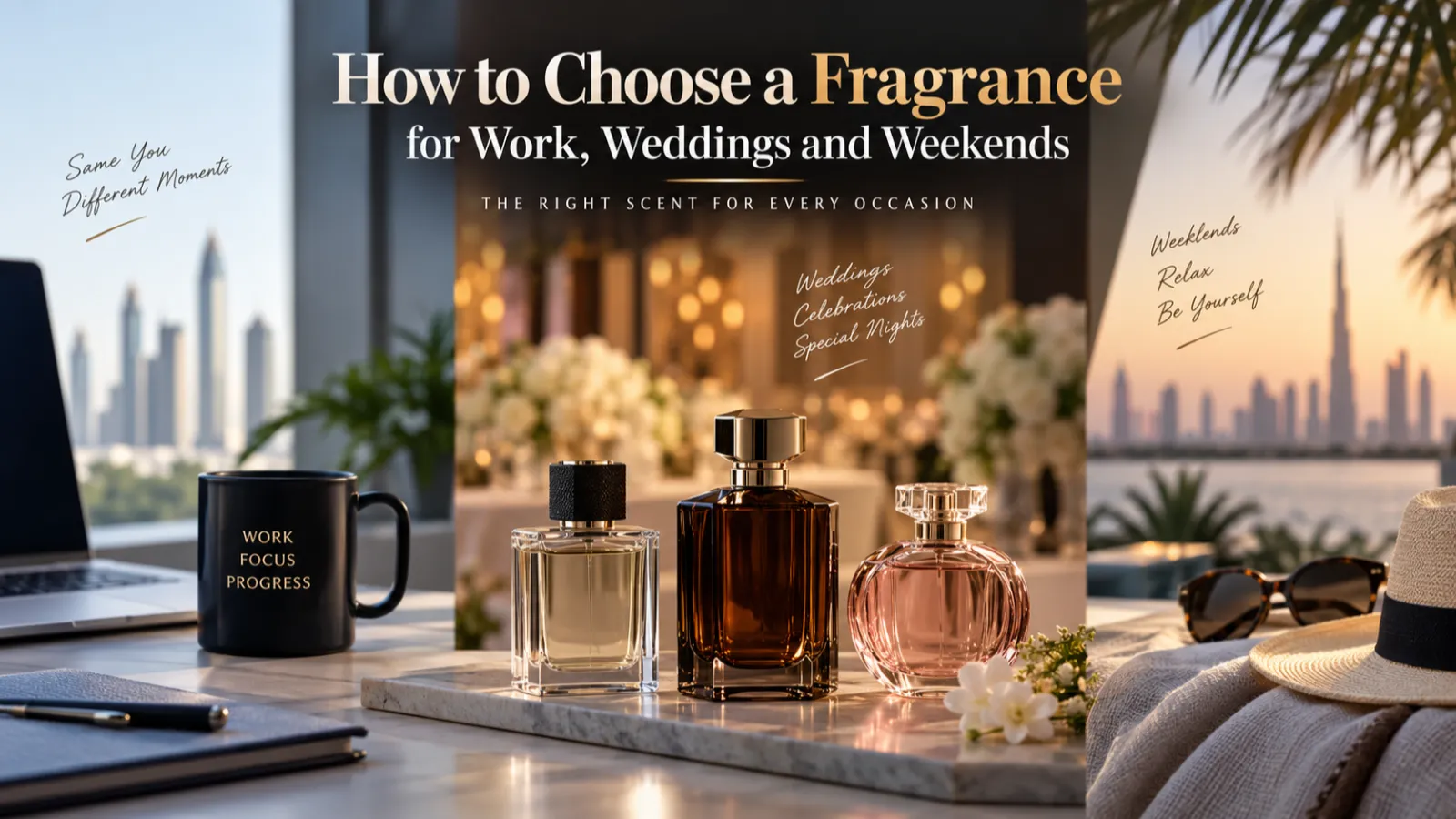 How to Choose a Fragrance for Work, Weddings and Weekends
