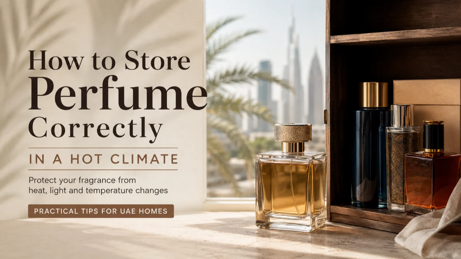 How to Store Perfume Correctly in a Hot Climate