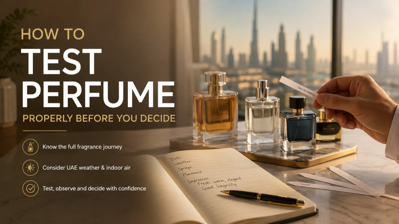 How to Test Perfume Properly Before You Decide