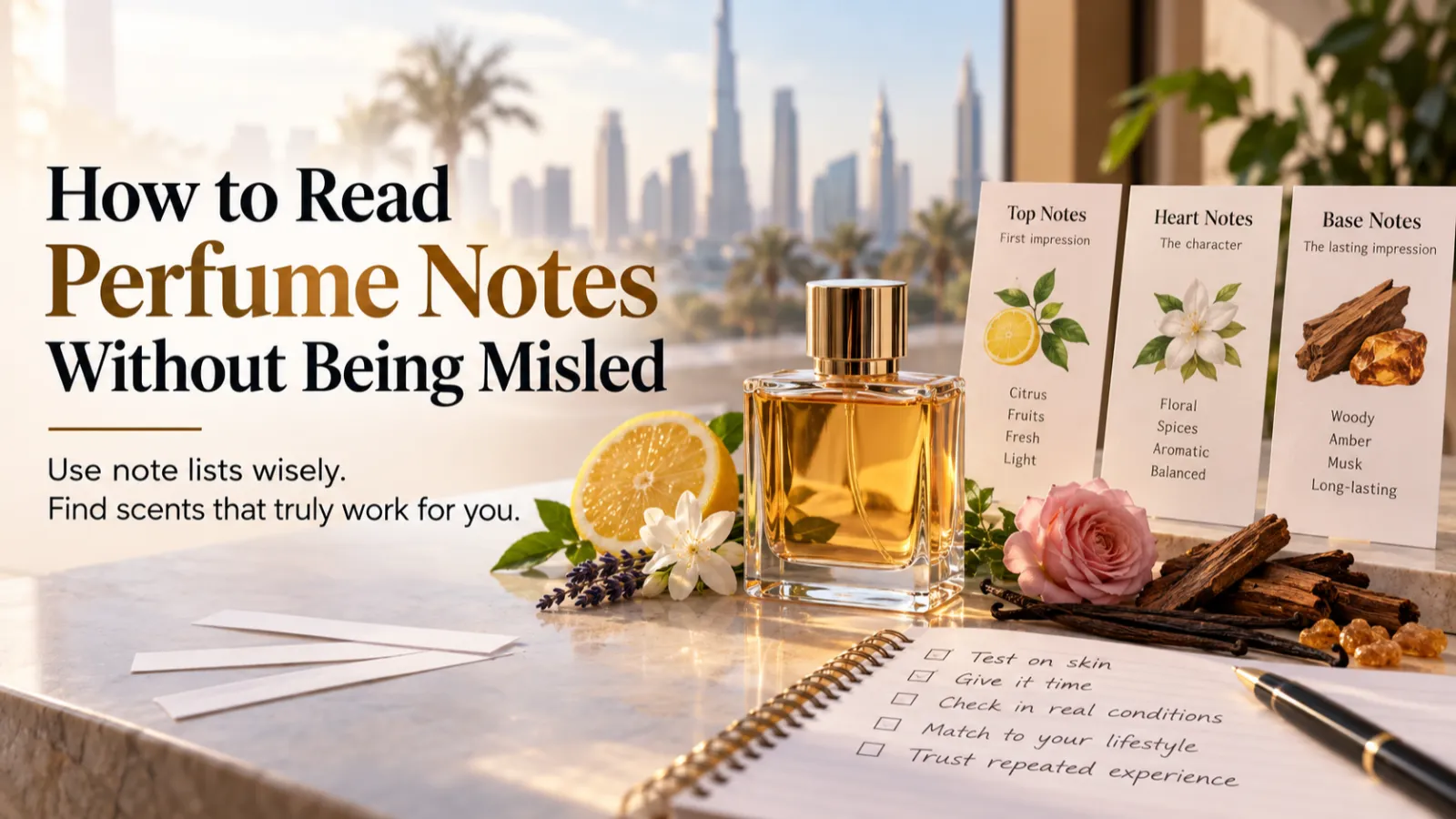 How to Read Perfume Notes Without Being Misled